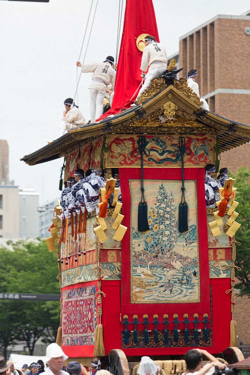 祇園祭り 山鉾巡航 月鉾