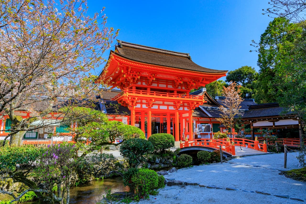 上賀茂神社と斎王桜