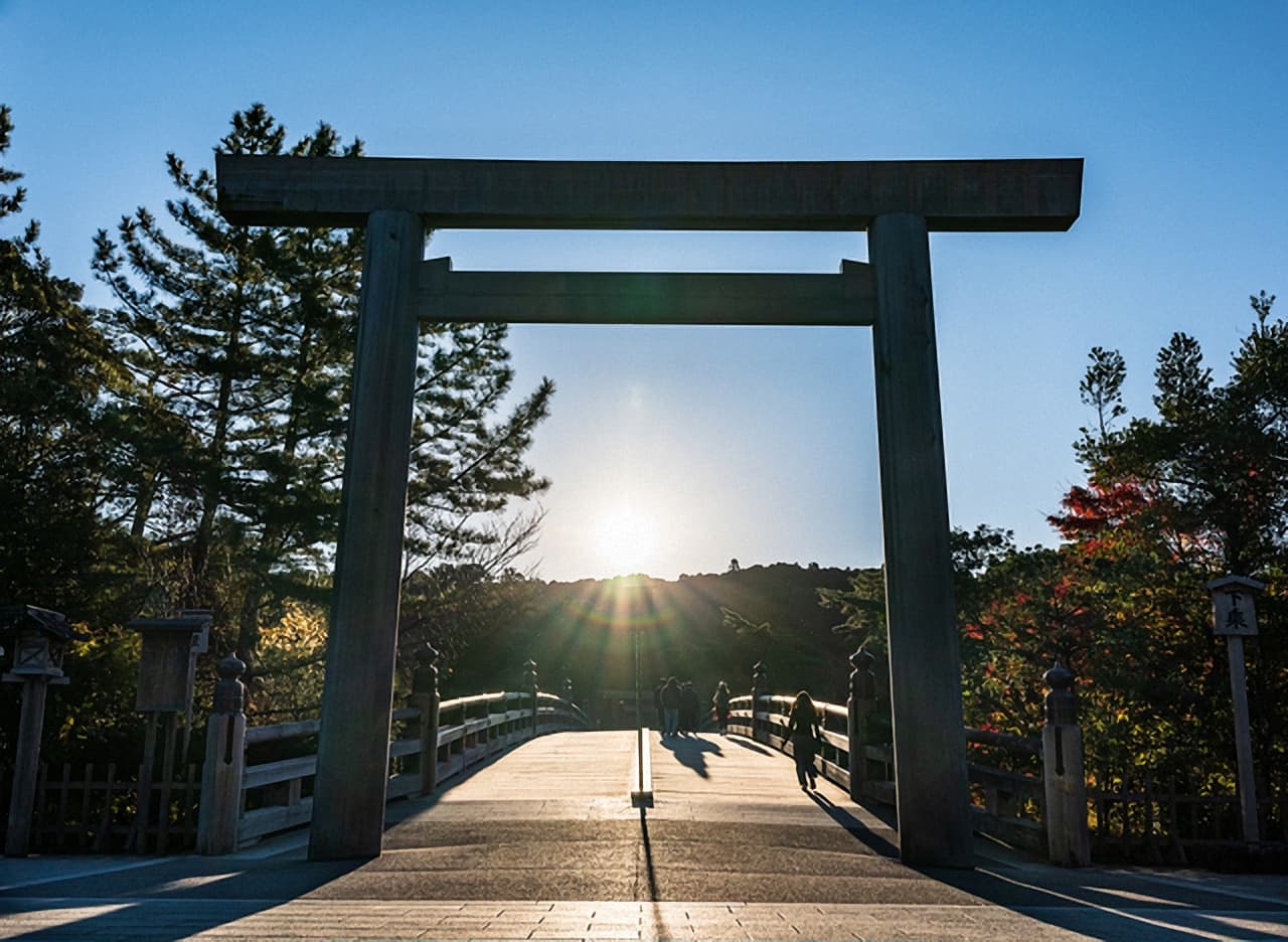 伊勢　皇大神宮（内宮）の大鳥居