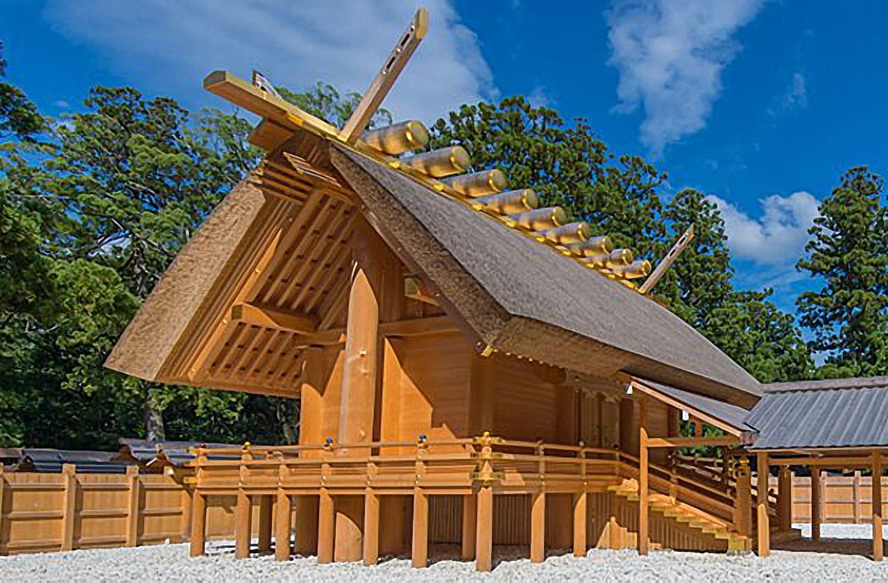 神宮の内宮下宮の正殿